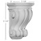 Ekena Millwork 3 1/8"W x 3"D x 5 1/4"H Traditional Cole Pilaster Corbel COR03X03X06CO - alternate 2